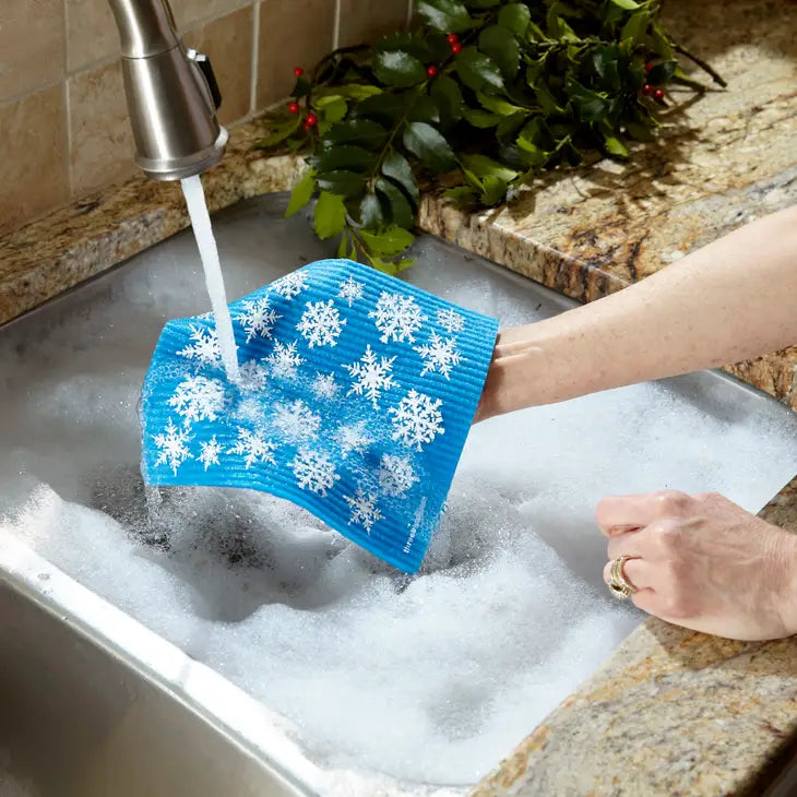 Three Bluebirds Swedish Dishcloths