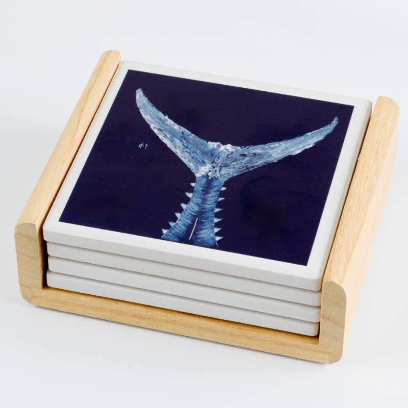 FishAye Nautical Coaster – Navy Tuna Tail