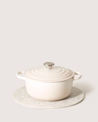 Large Round Wool Felt Trivets