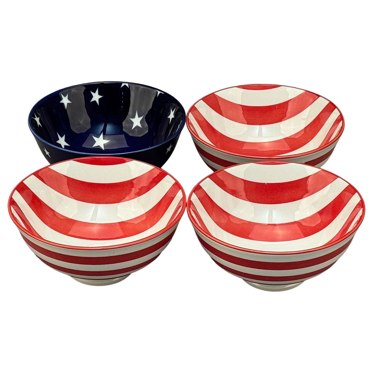 Stars & Stripes Set of 4 Bowls