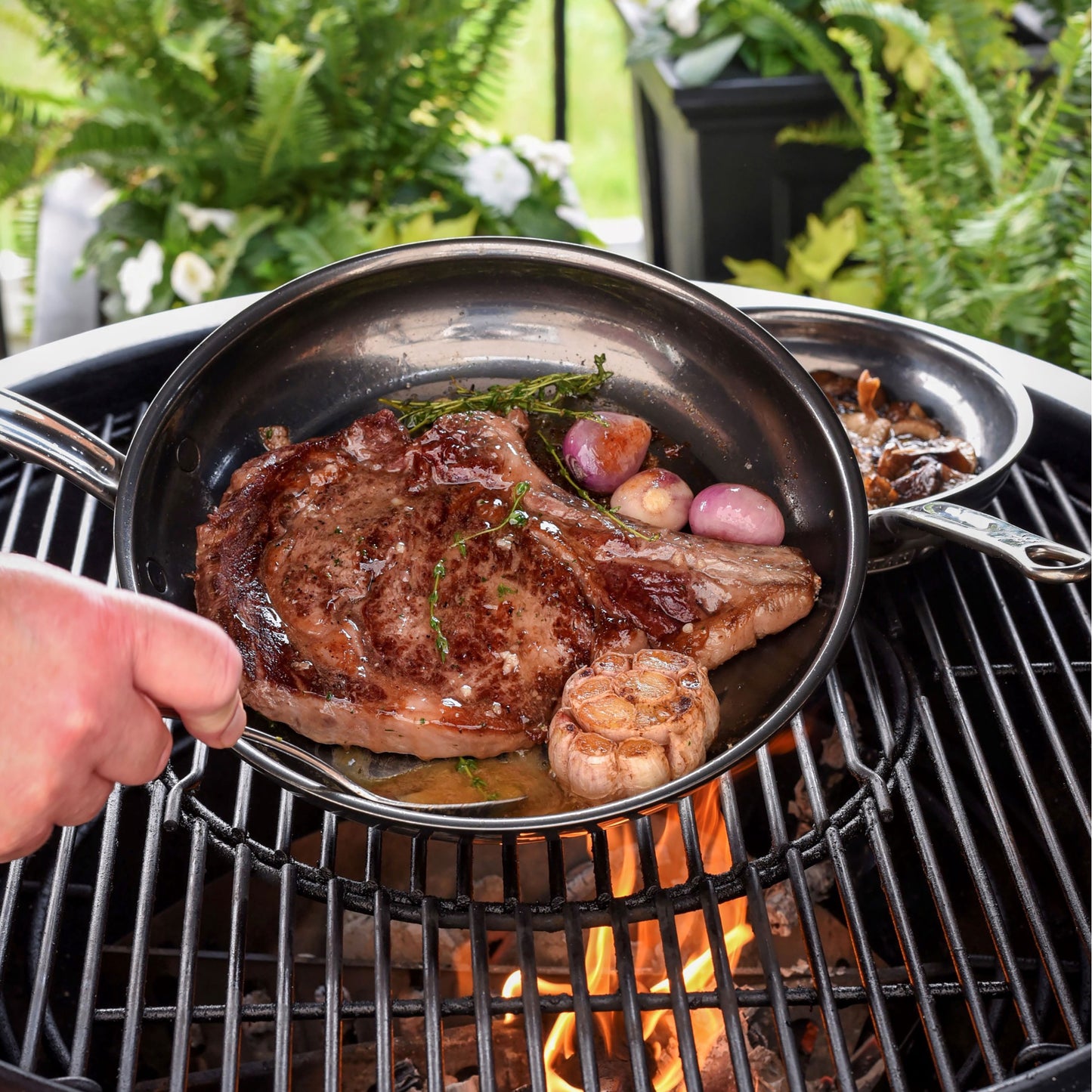 NanoBond Molecular Titanium Stainless Steel Skillets