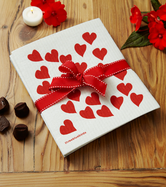 Three Bluebirds Swedish Dishcloths