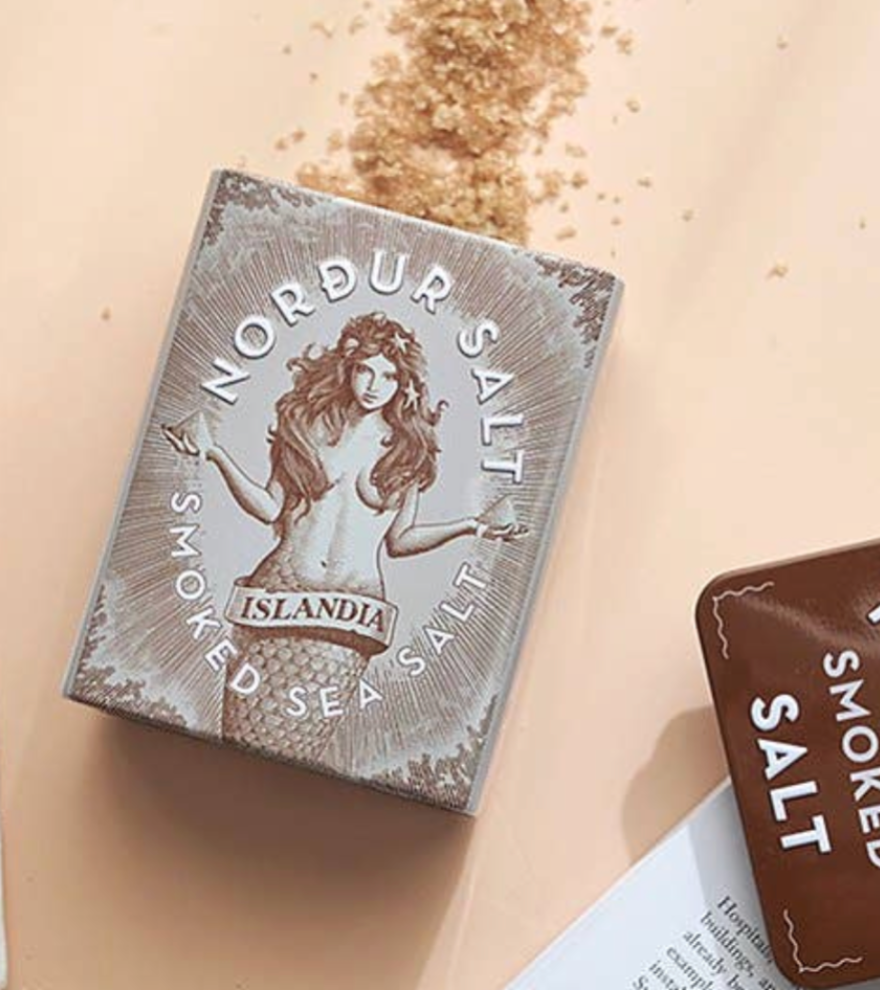 Nordur Salt Arctic Sea Salt Flakes Smoked