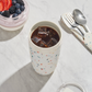 Insulated Ceramic Stainless Steel Coffee & Drink Tumbler: Terrazzo Cream