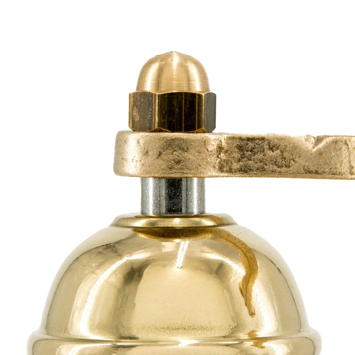 Greek Brass Pepper Mill - 8"