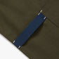 The All Day Crossback Apron - Olive Green/ Navy