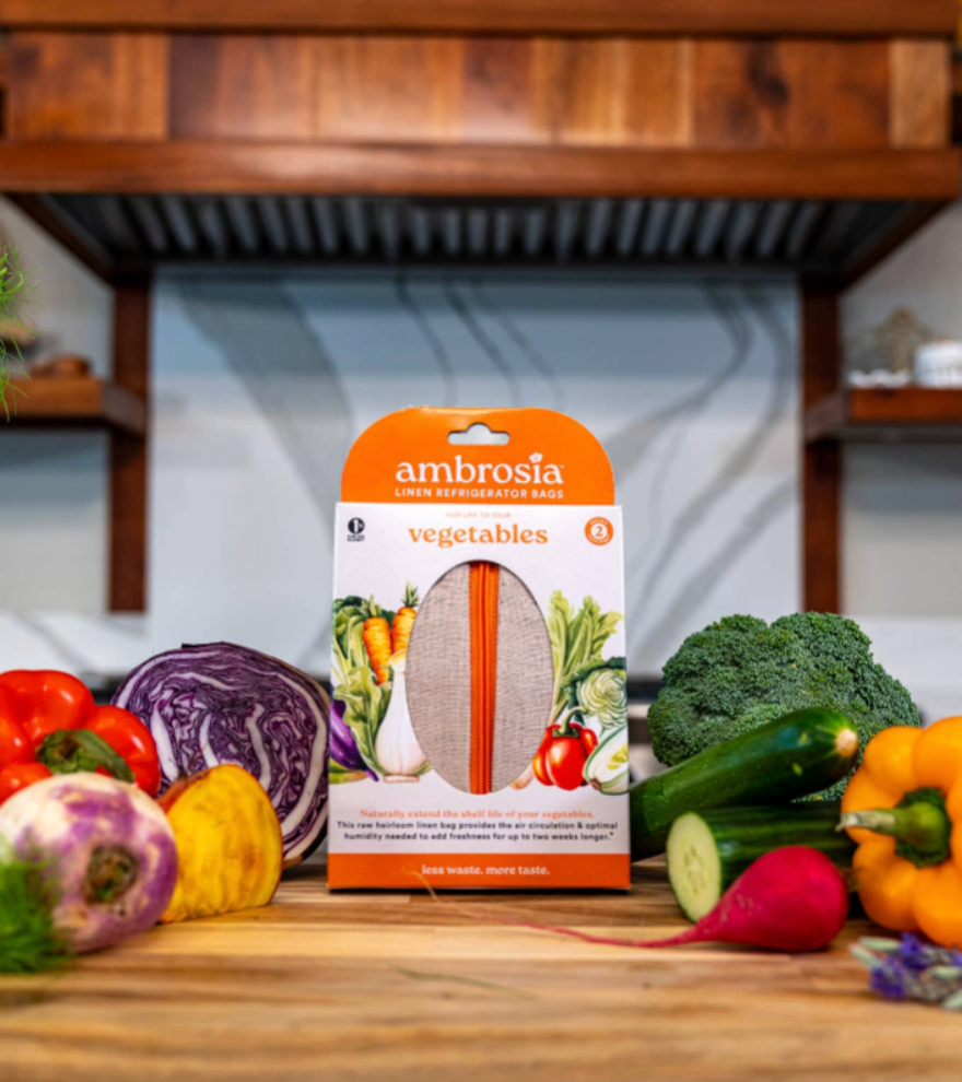 Reusable Linen Bag for Vegetables