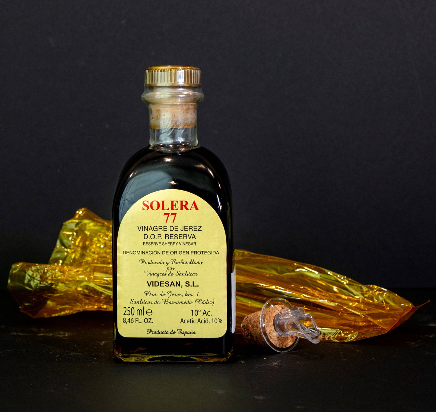 Solera 77 Reserva Sherry Vinegar by Videsan