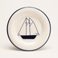 Coastal Village Round Plate