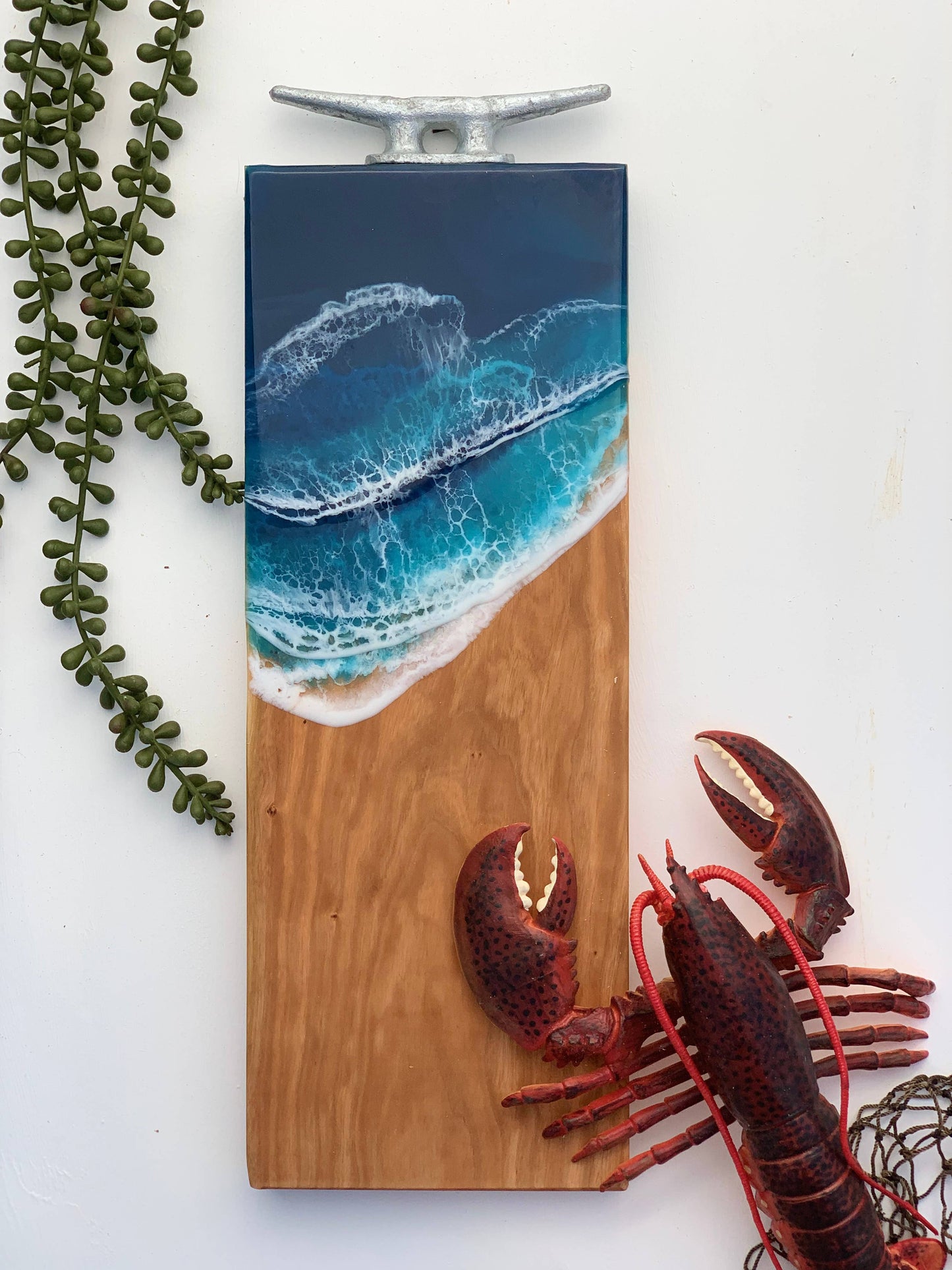 Classic Cleat Wave Board: Deep Coastal Maine