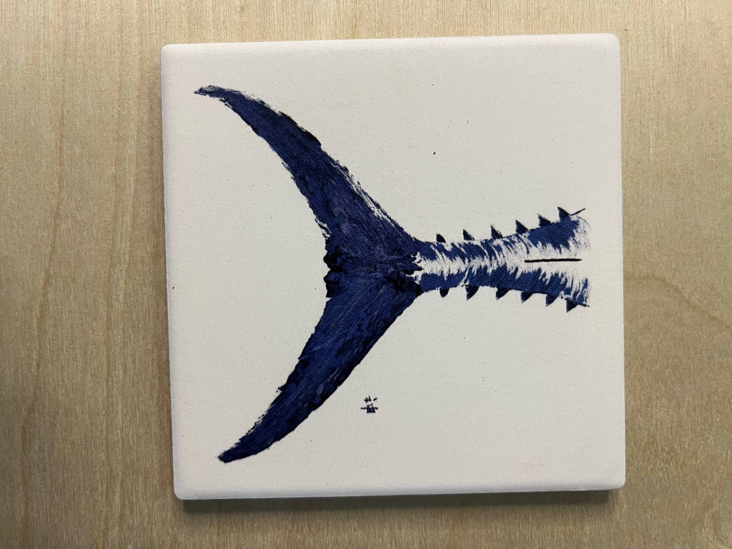 FishAye Nautical Coaster – Navy Tuna Tail