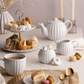 Luxe Sugar and Creamer - White