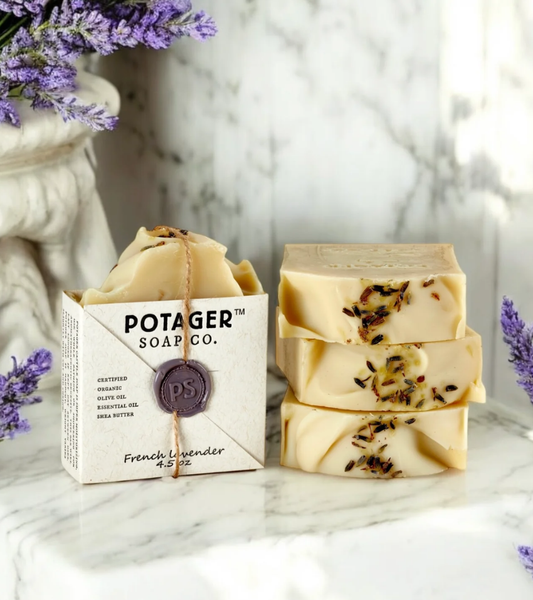 Natural Soap-French Lavender-Handmade-Organic Ingredients