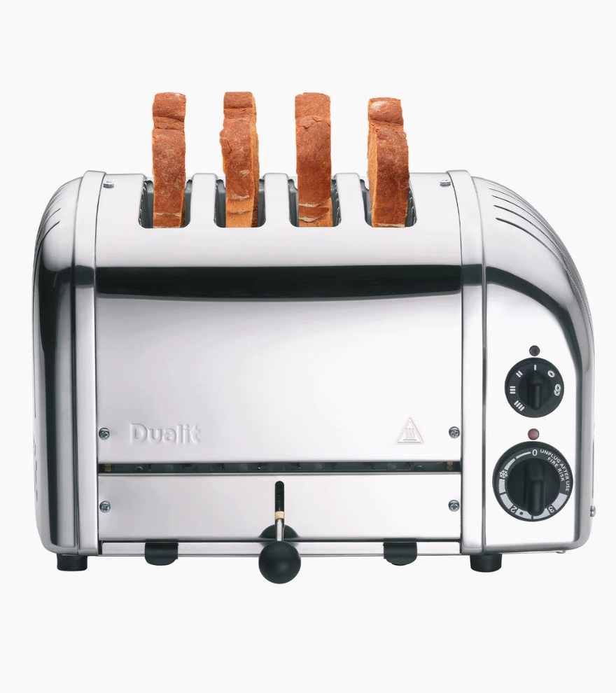 Dualit 4 Slot Newgen Classic Toaster Polished