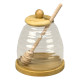 Glass Honey Pot w/ Dipper
