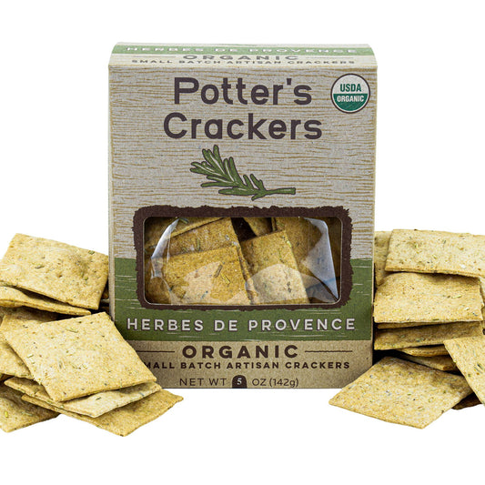 Potter's Crackers Organic Herbes de Provence Crackers