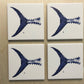 FishAye Nautical Coaster – Navy Tuna Tail