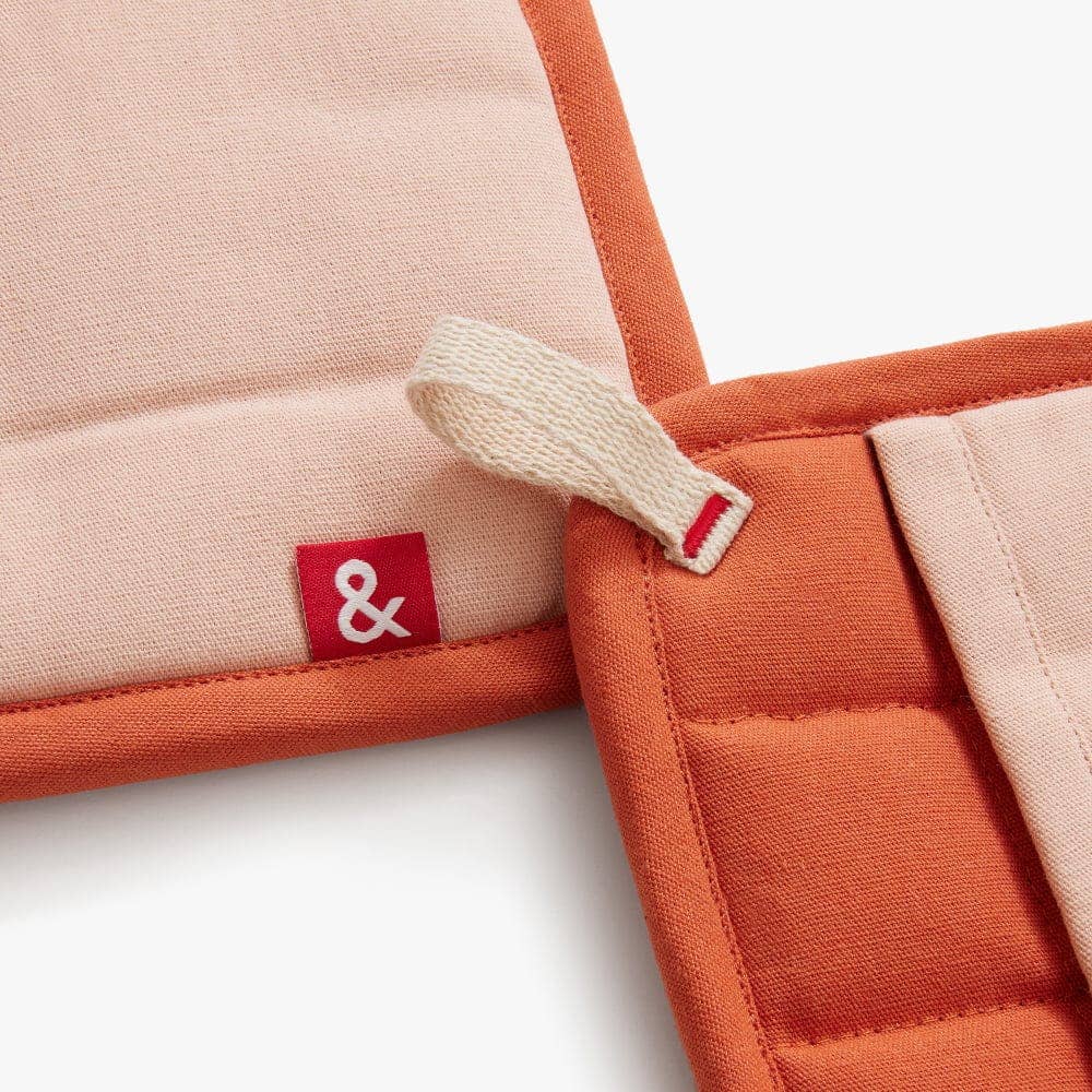 Potholders - Paprika Red