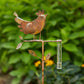 Rooster Rain Gauge Stake