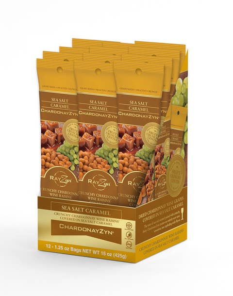 Gourmet & Premium Sea Salt Caramel Chardonnay Wine Raisins®