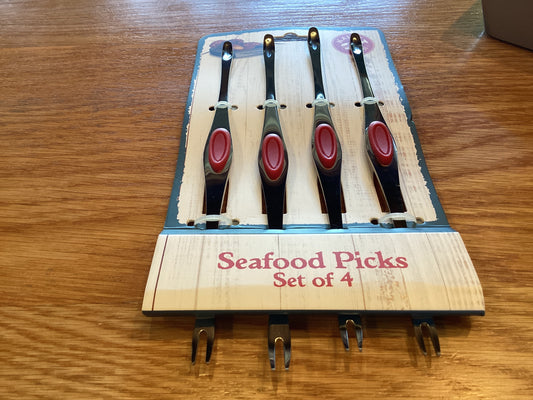 Seafood Picks, set of 4