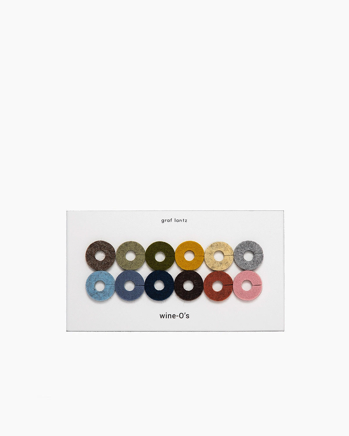 Wine-O's Round Felt Wine Charms