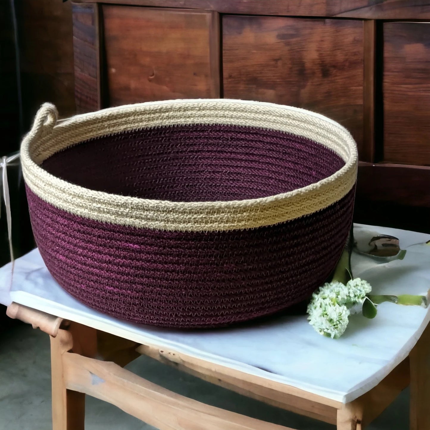 Poppy Rope Baskets