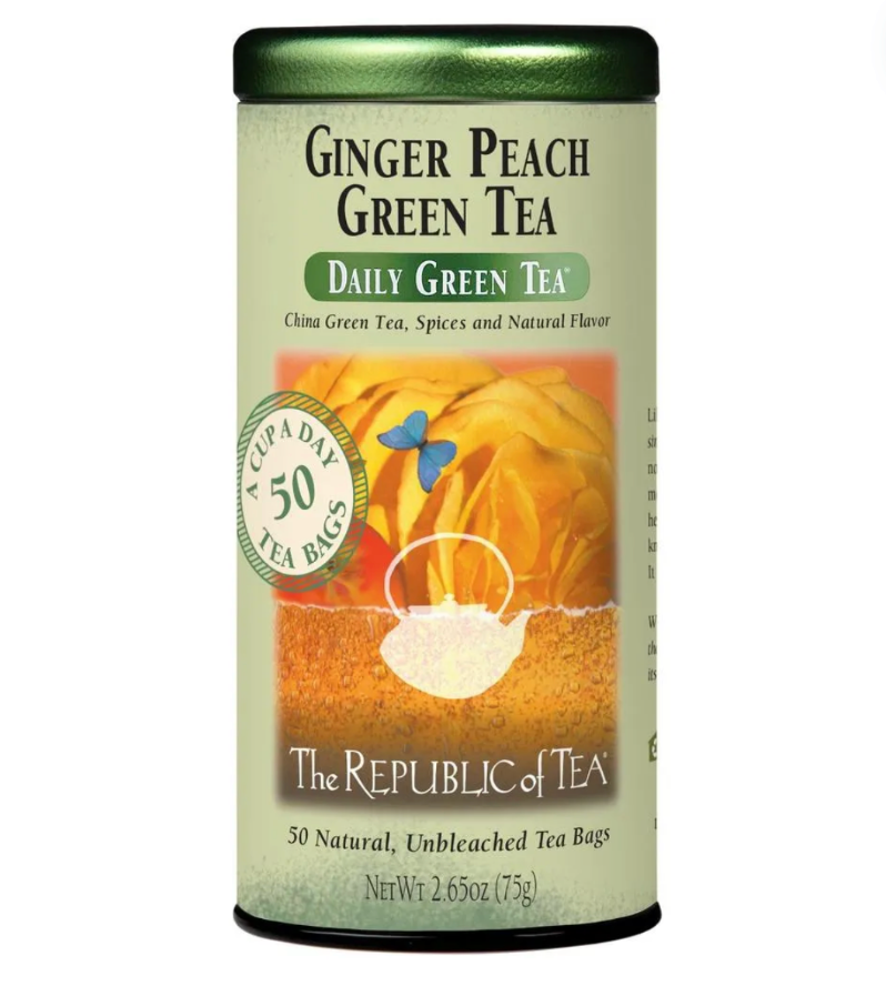 Ginger Peach Green Tea