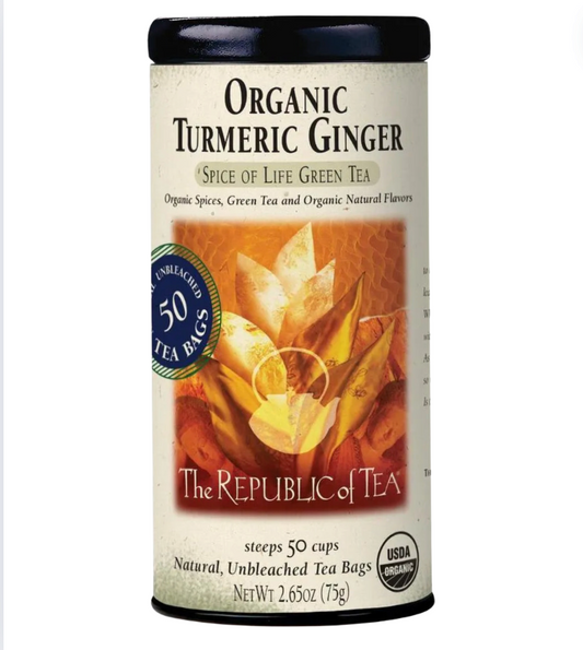 Organic Turmeric Ginger Green Tea