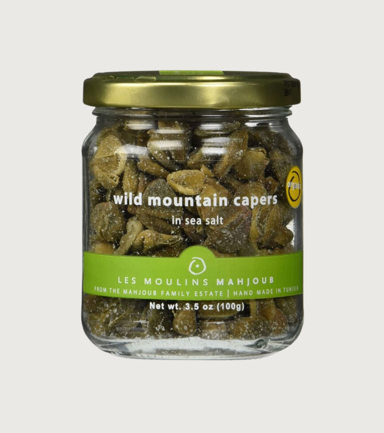 Wild Mountain Capers in Sea Salt