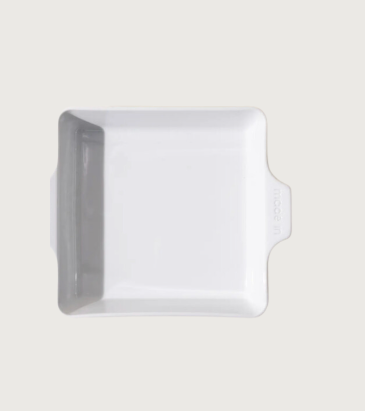 Square Baking Dish White