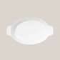 Oval Baking Dish White