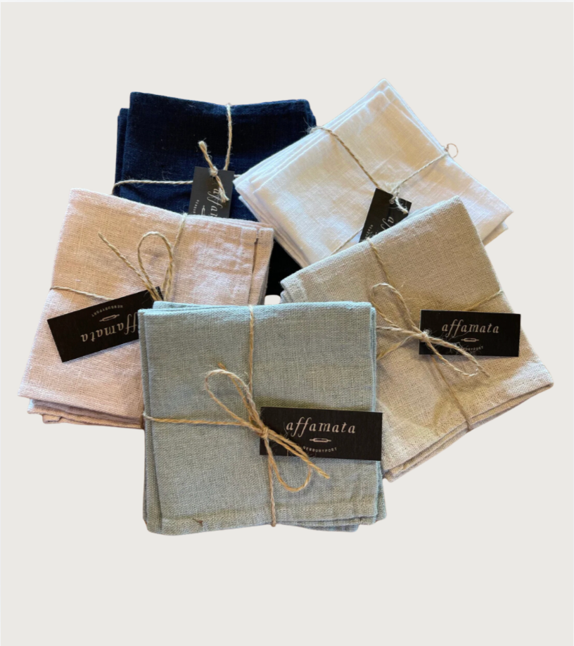 Linen Cocktail Napkins - Set of 4