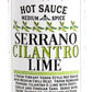 Serrano Cilantro Lime Hot Sauce
