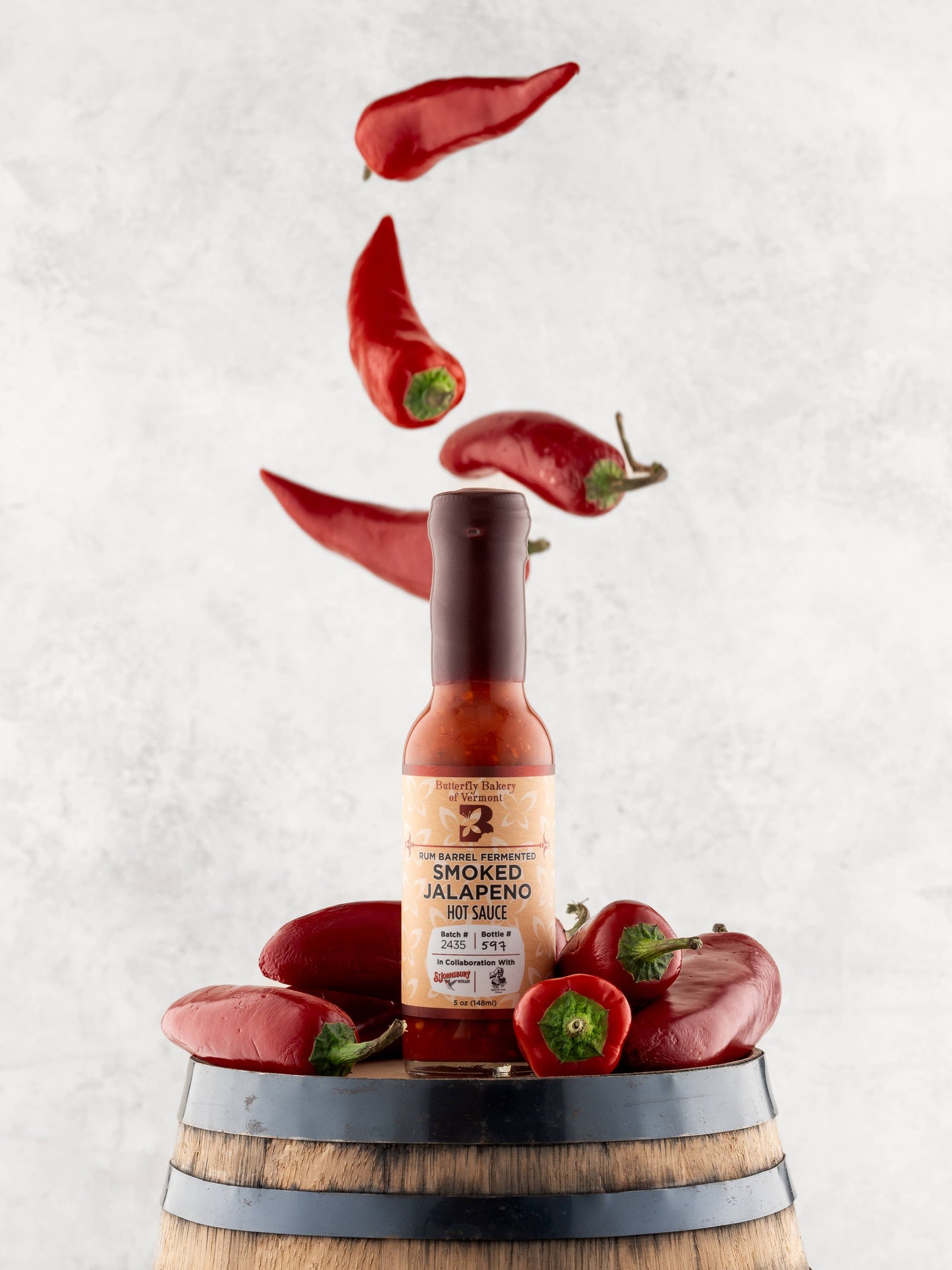 Rum Barrel Fermented Smoked Jalapeno Hot Sauce