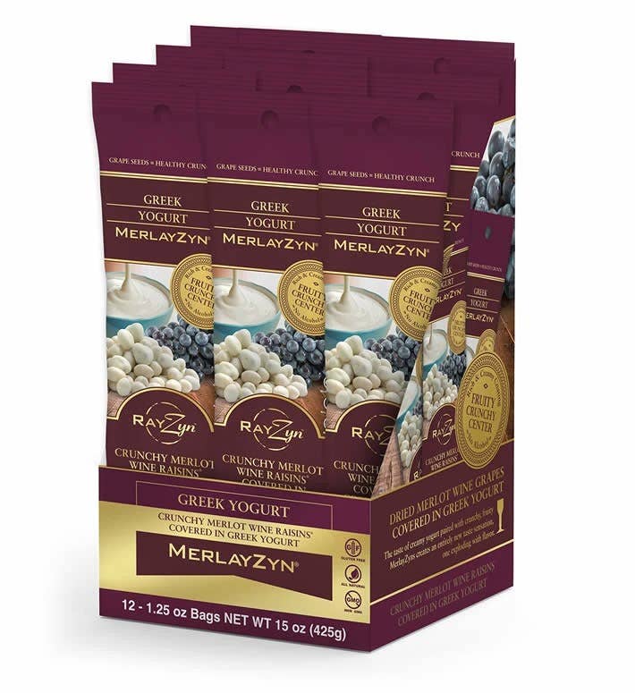 Gourmet and Premium Greek Yogurt Merlot Wine Raisins®