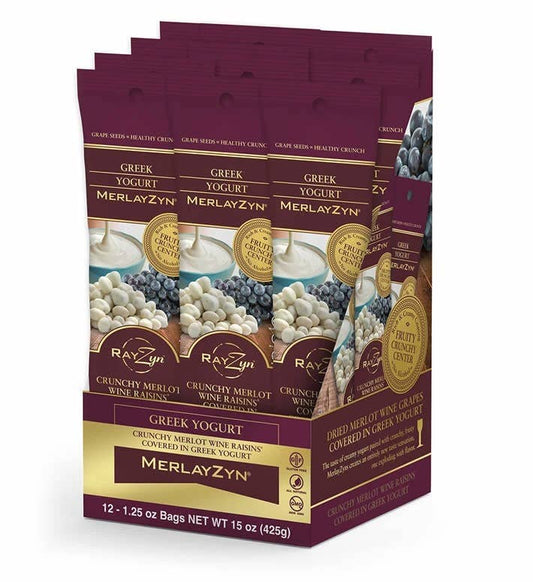 Gourmet and Premium Greek Yogurt Merlot Wine Raisins®