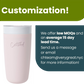 Insulated Ceramic Stainless Steel Coffee & Drink Tumbler: Terrazzo Cream