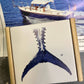 FishAye Nautical Coaster – Navy Tuna Tail
