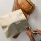Bees Wrap Reusable Beeswax Lined Artisan Bread Bag - Natural