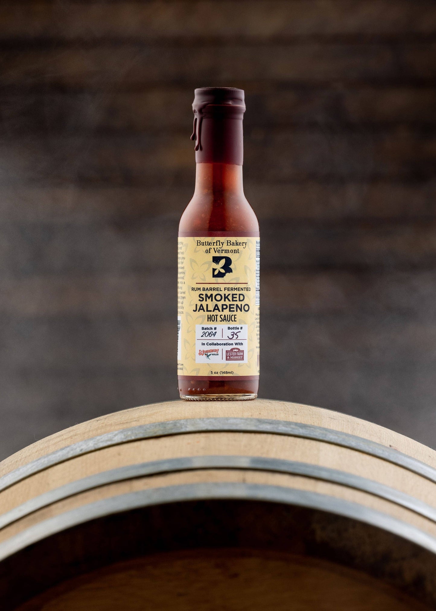 Rum Barrel Fermented Smoked Jalapeno Hot Sauce