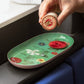 Oval Enamel Tray
