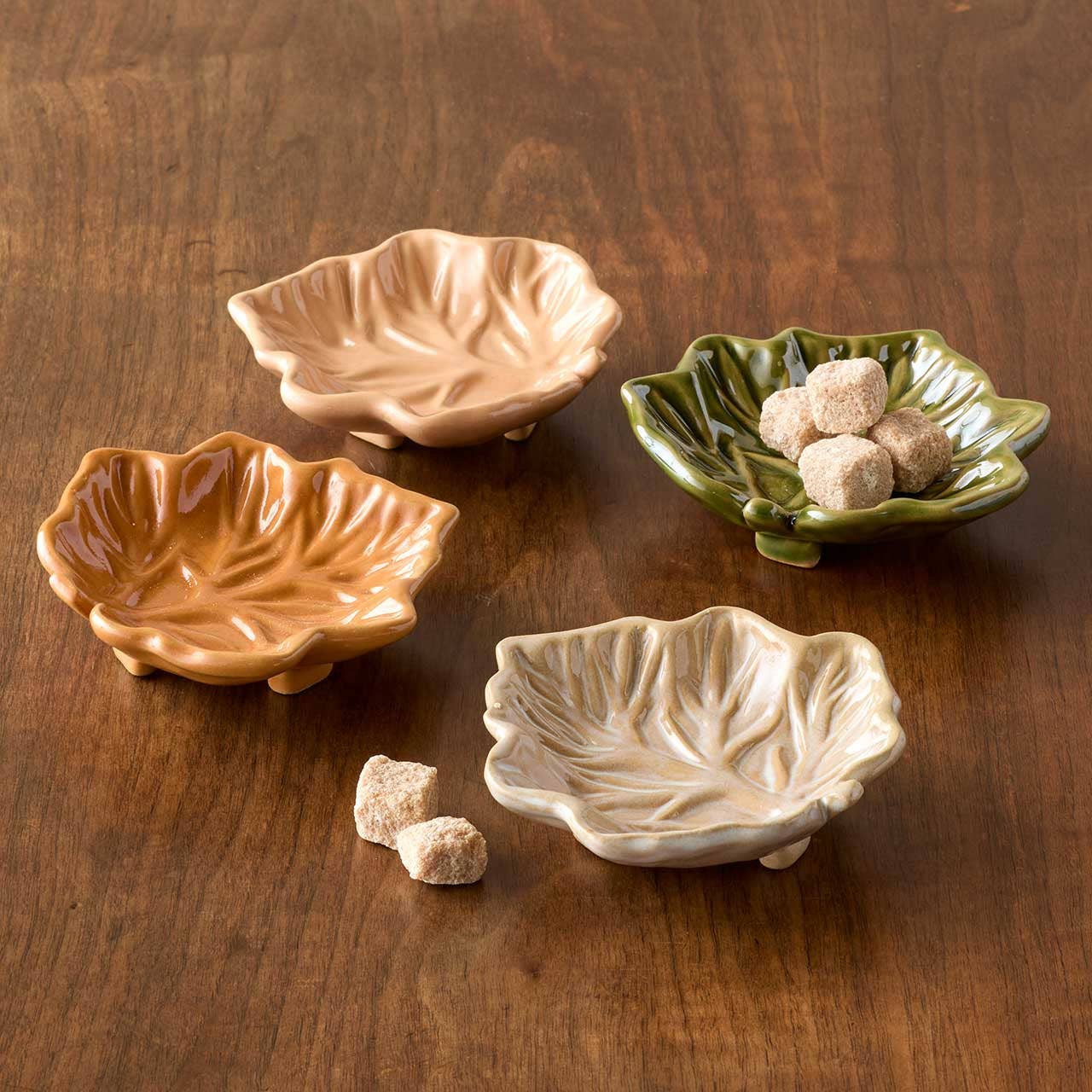 Maple Leaf Dipping Bowls