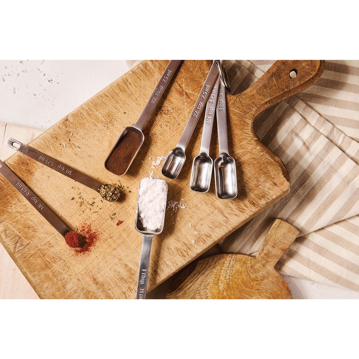 Spice Measuring Spoons - 7 Piece Set